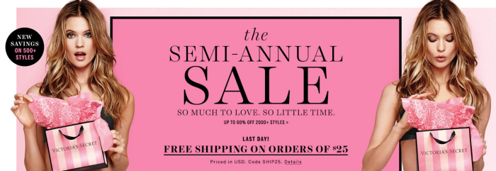 An image of a limited time offer from victoria secret

