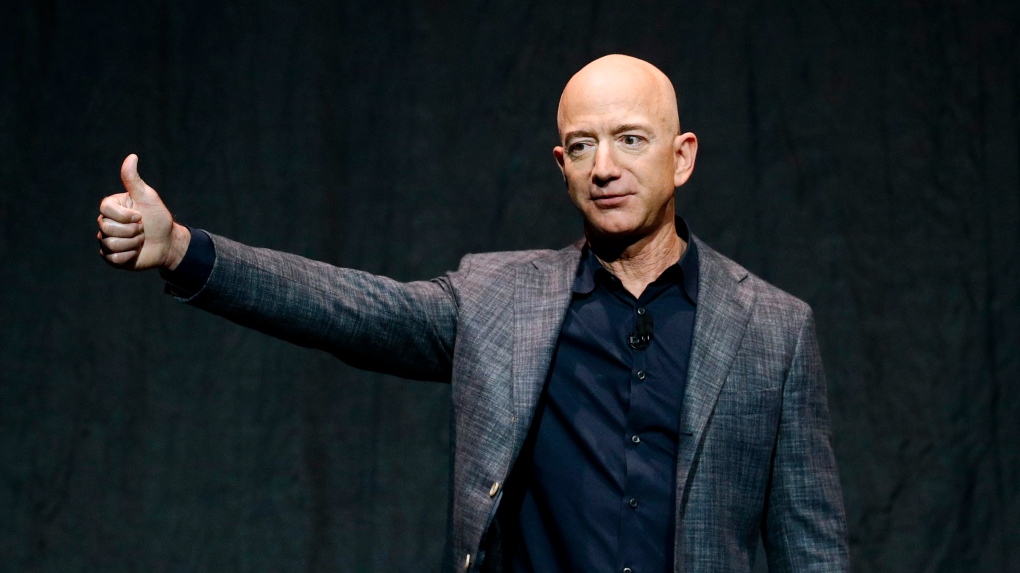 This is an image of Jeff Bezos sharing the productivity hacks