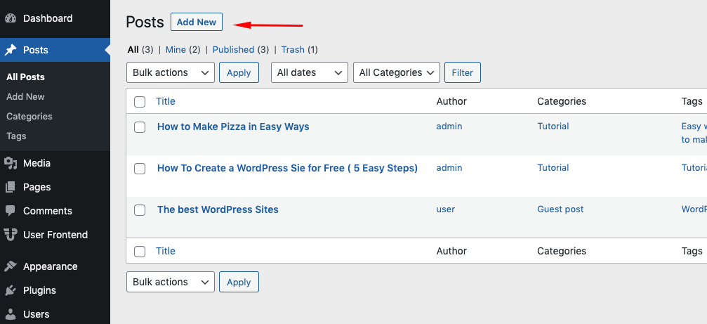 How to Create a post