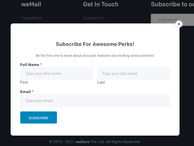 optin form landing page for email list building