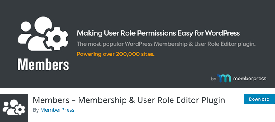 Members- Role Editor Plugin