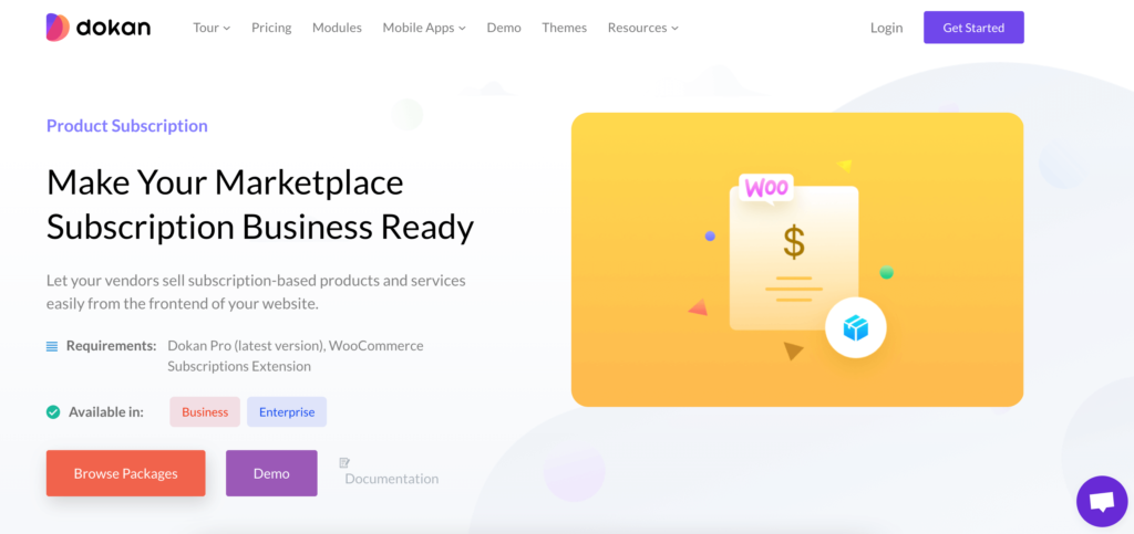 Vendor Subscription