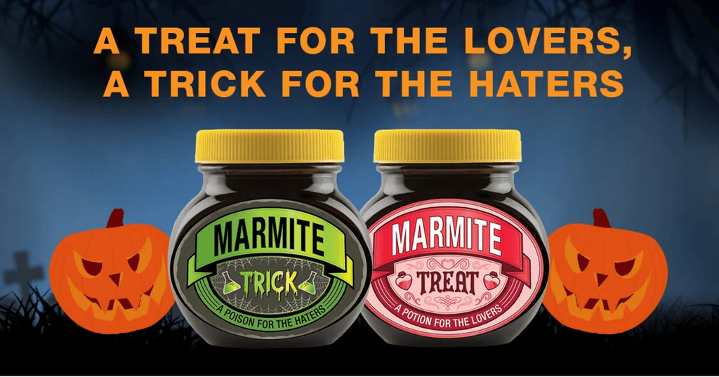 Marmites Trick or Treat Halloween campaign