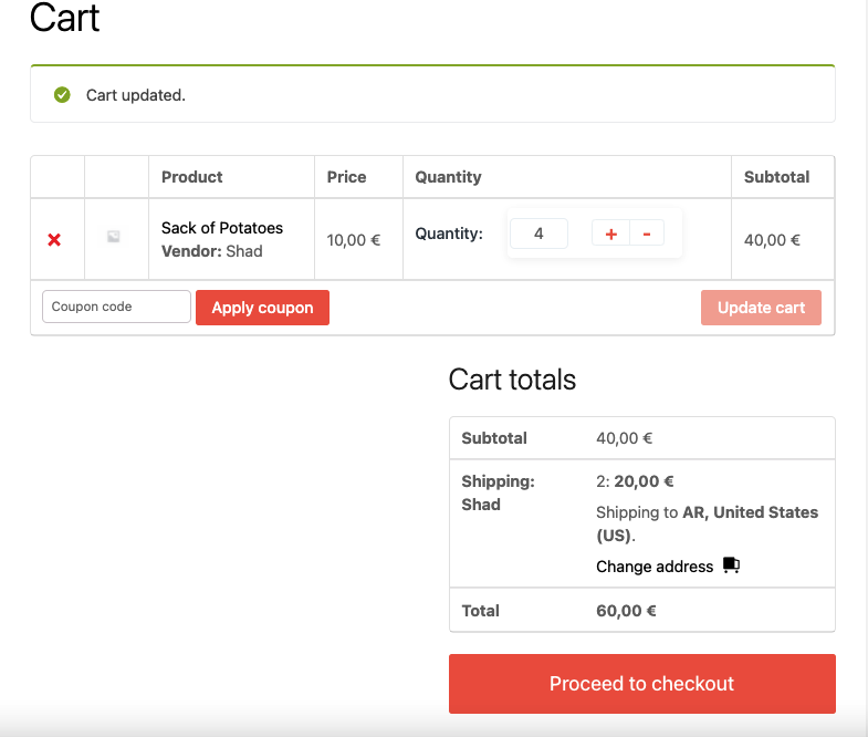 How to calculate shipping fees based on order quantity