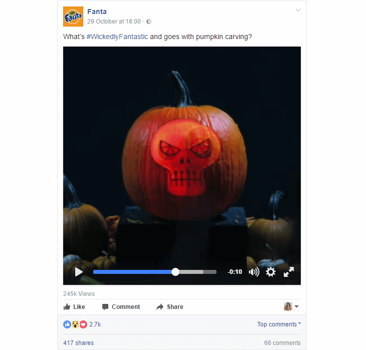 popular halloween marketing ideas from fanta