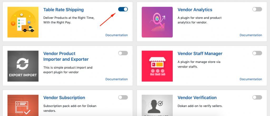 Enabling Table Rate Shipping Module