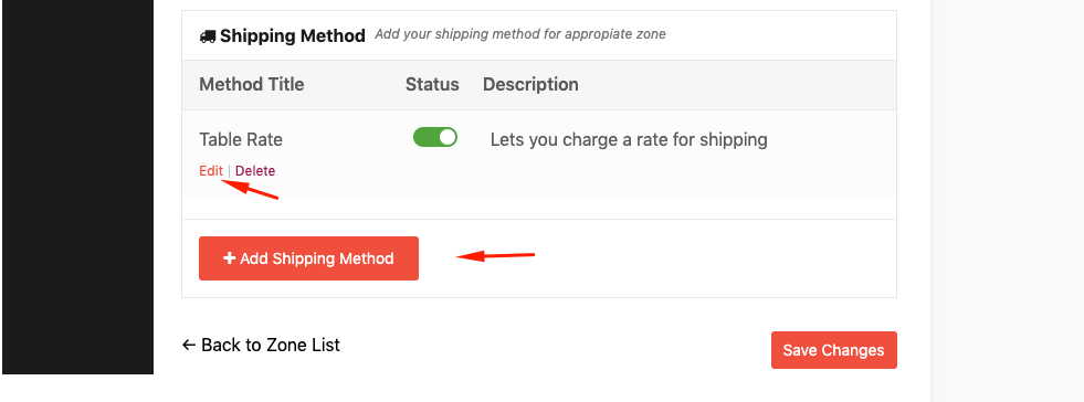 Configure Table Rate Shipping Featur