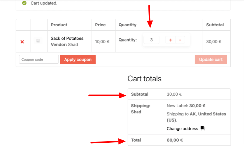 Creating table rate shipping rules