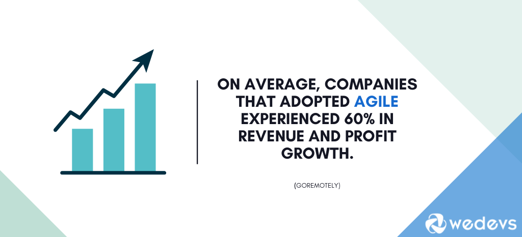 This is a screenshot that shows a stat of Agile Methodology Revenue