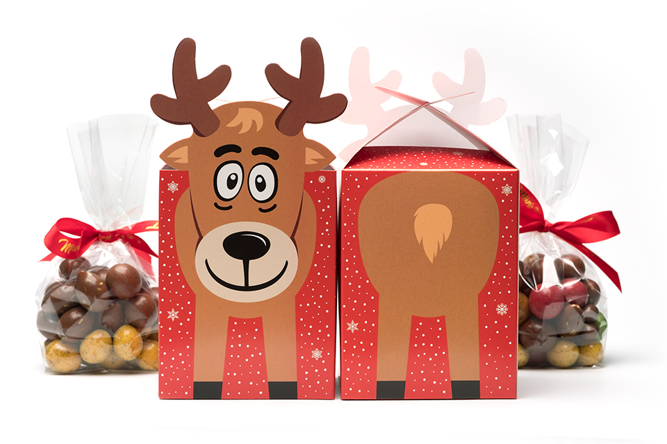 Christmas-themed packaging for your products