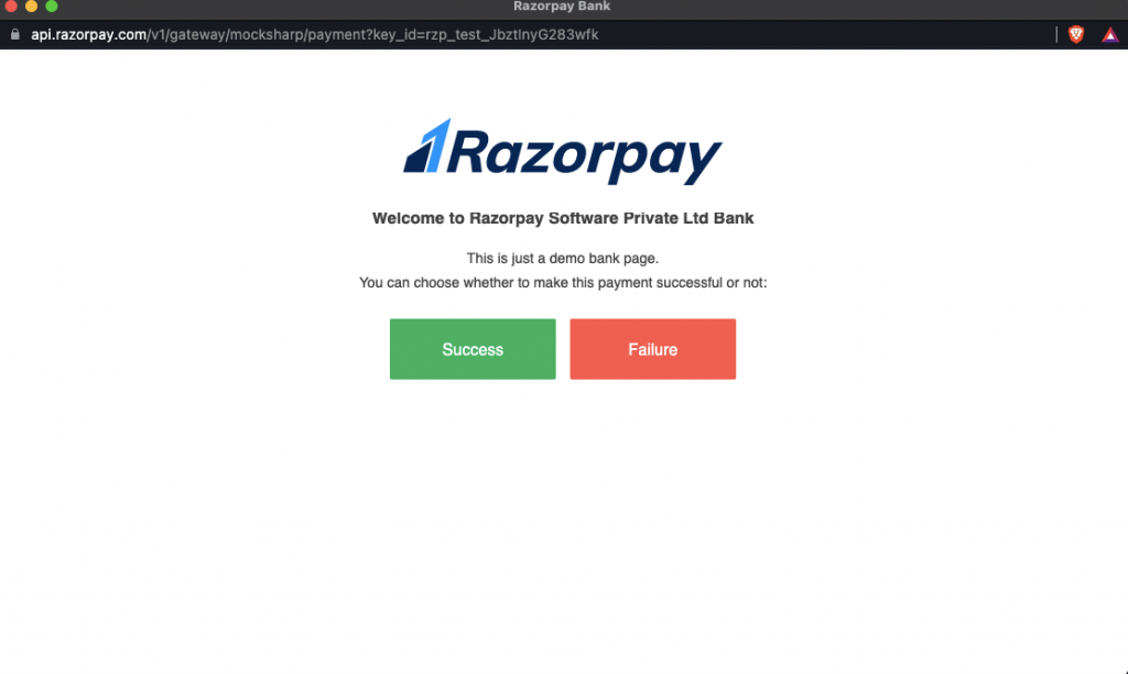 success_How to integrate Razorpay payment gateway