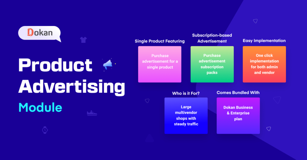 Dokan Product Advertising Module