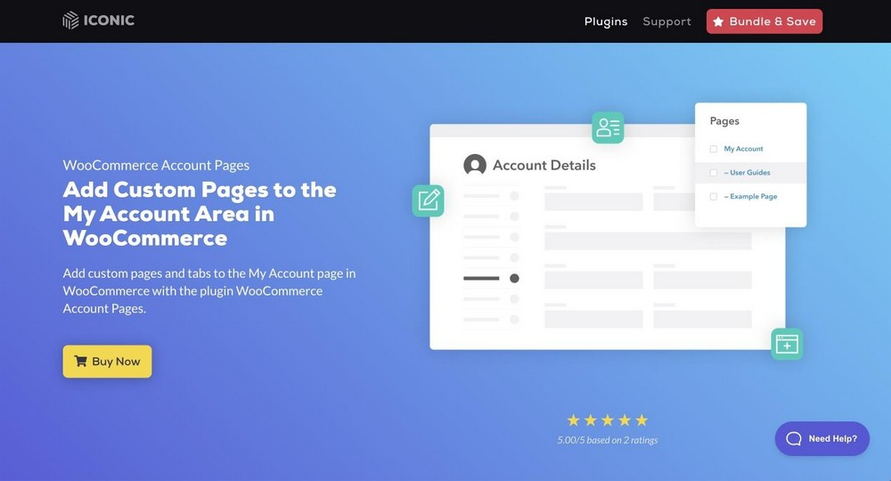 IconicWP WooCommerce Account Pages
