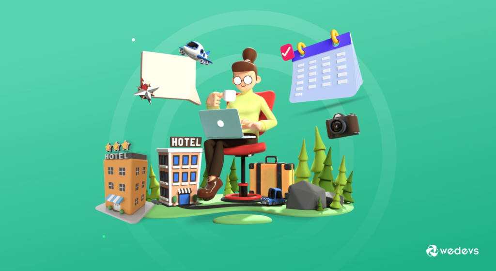 An illustration on how to create a hotel marketplace