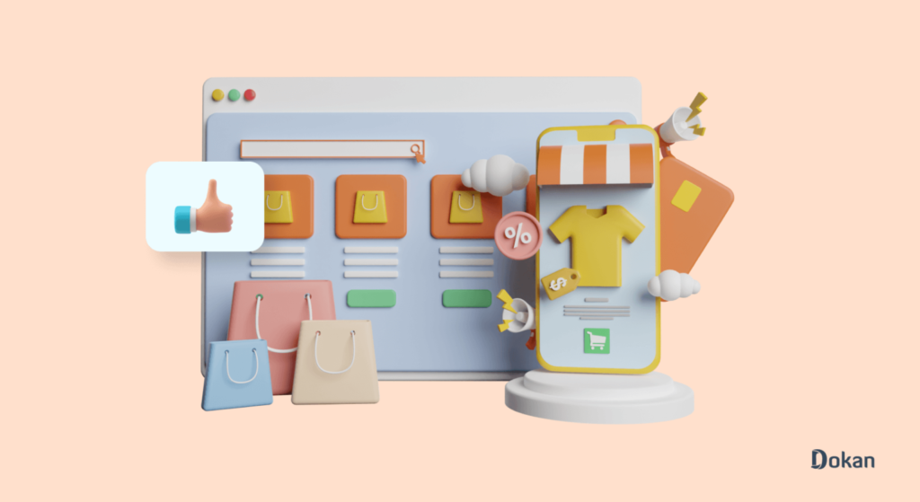 An illustration of building startup website