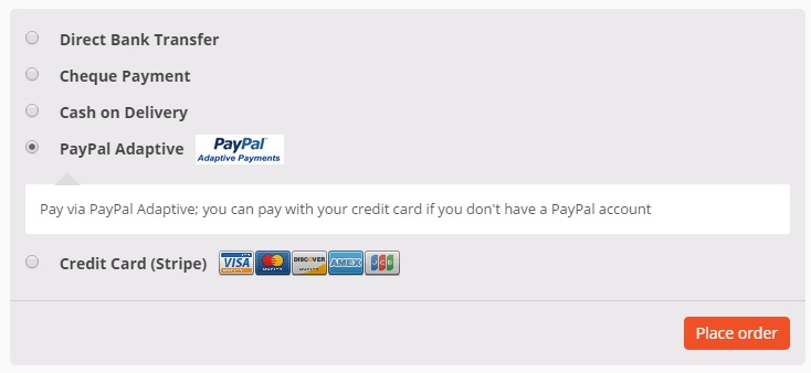 Include all possible payment options to simplify your customer purchase journey