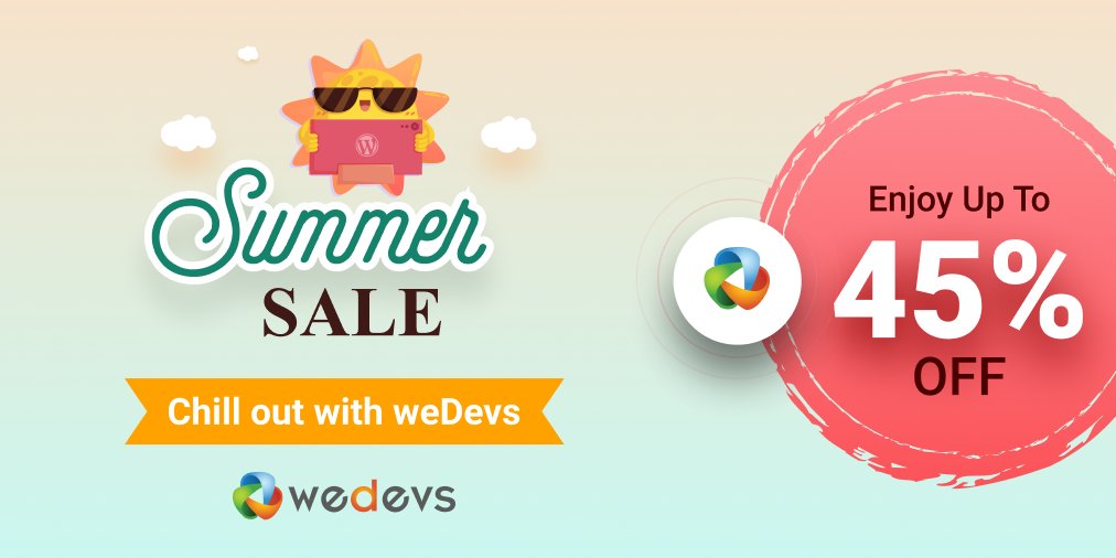 weDevs brings exciting summer deals for its users