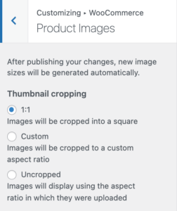 Ecommerce product images customization options