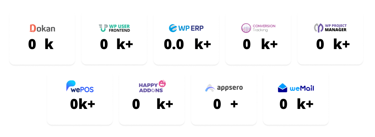 weDevs flagship products