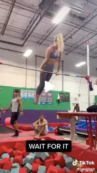 A screenshot of GymShark TikTok account