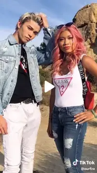 A screenshot of guess TikTok account
