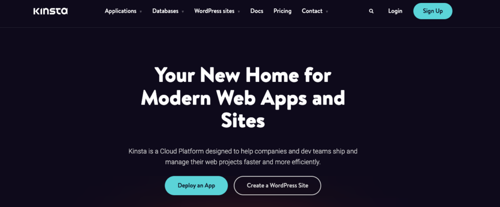 This is an image of the WordPress Hosting Kinsta