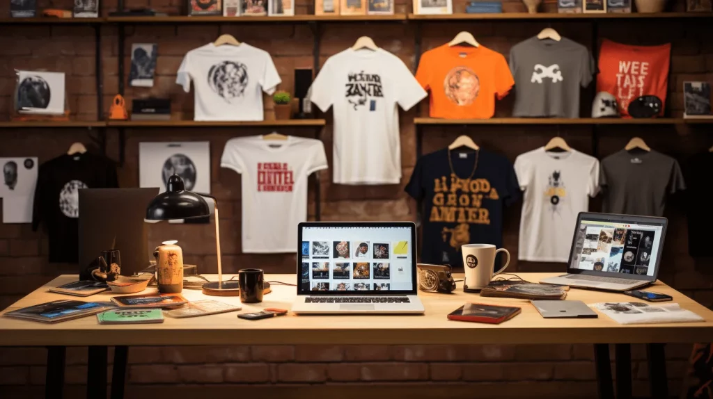 This is a screenshot of print on demand business