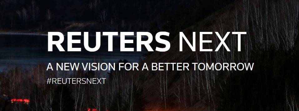 An illustration of Reuters Next-one of the biggest tech conferences in USA