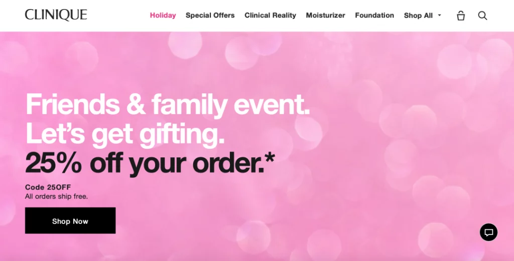 Clinique holiday deals- how to write a discount offer