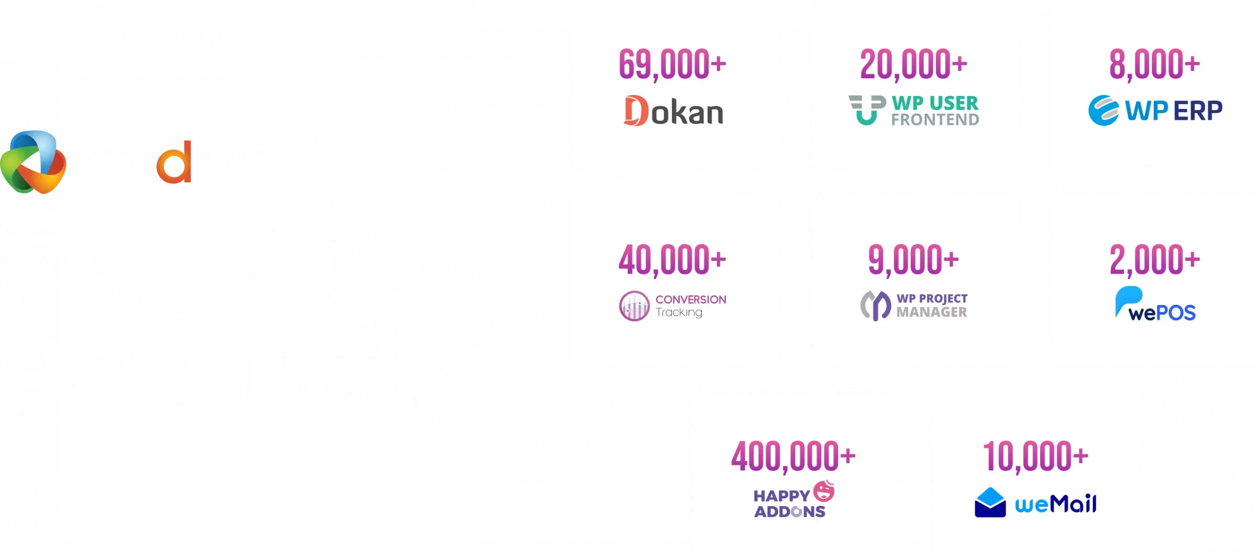 weDevs flagship products