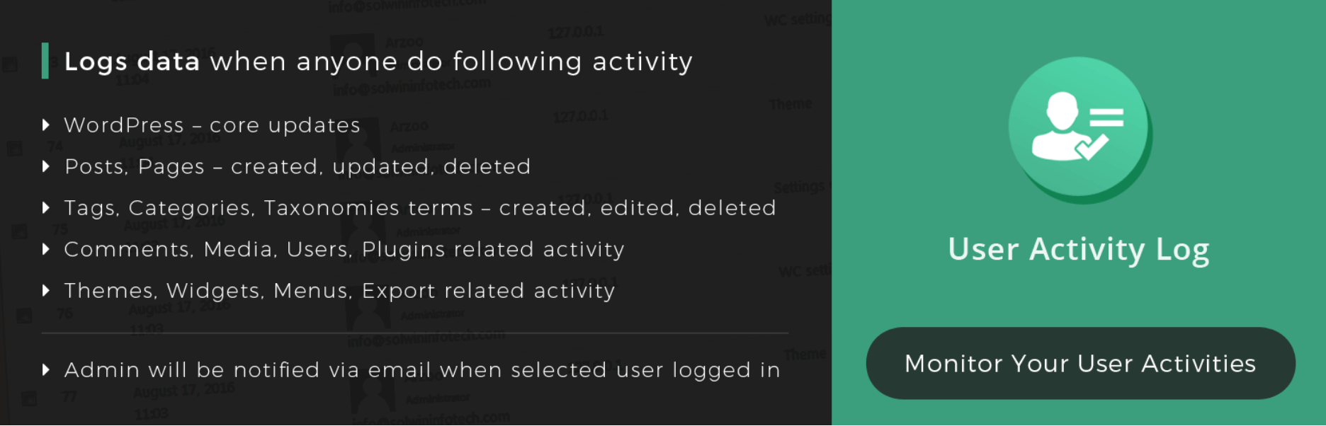 6 Best WordPress Activity Log Plugins Compared for 2025 - weDevs
