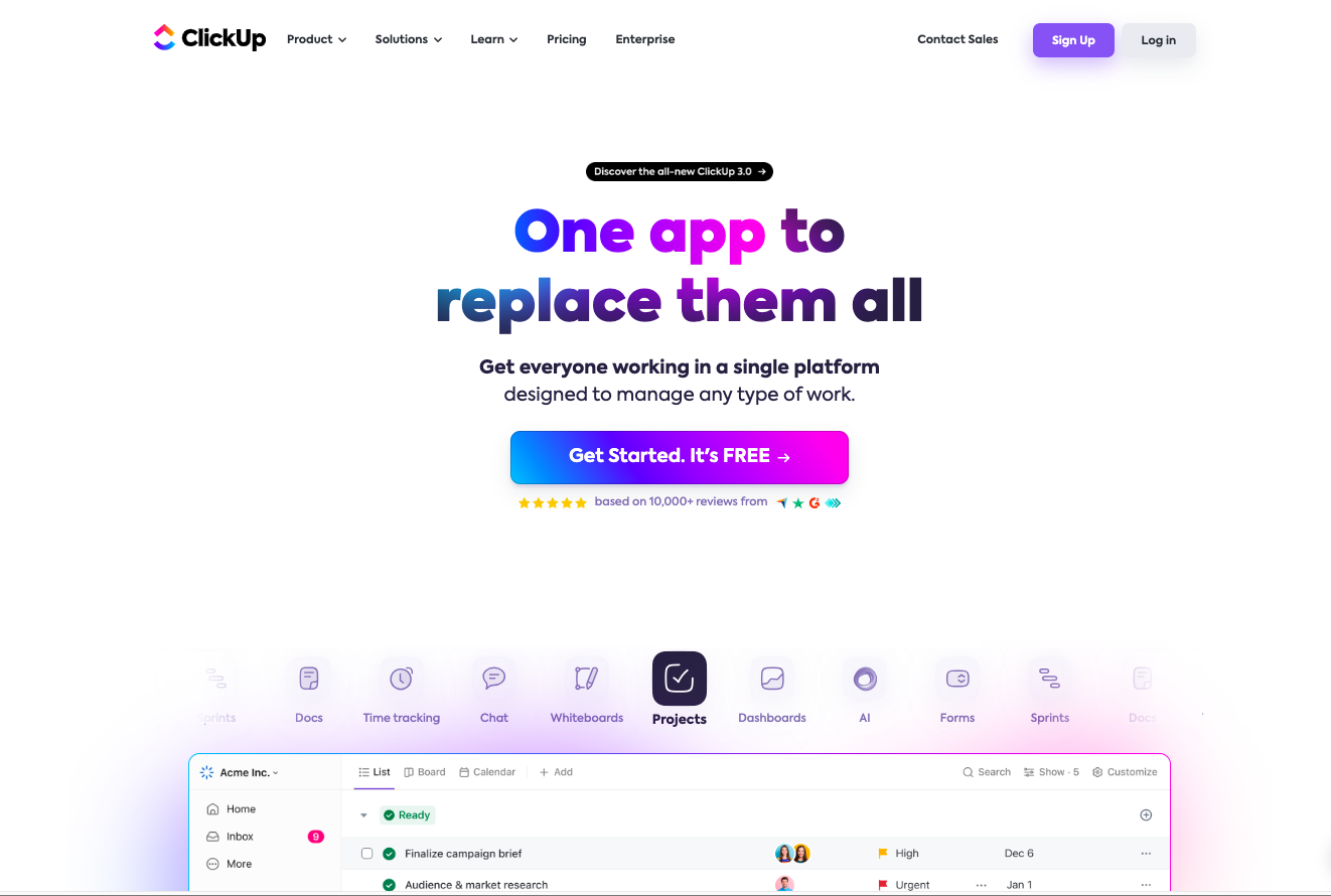 ClickUp Project Management
