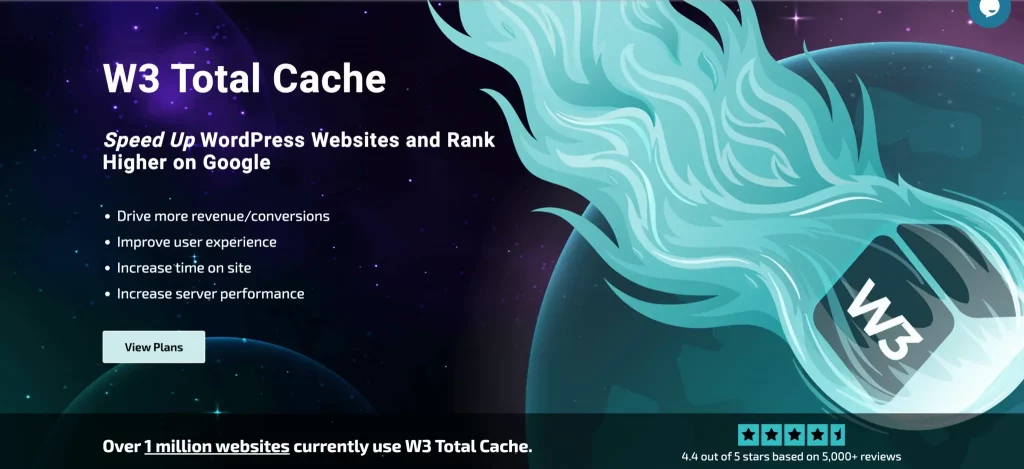 This is a screenshot of the W3 Total Cache plugin