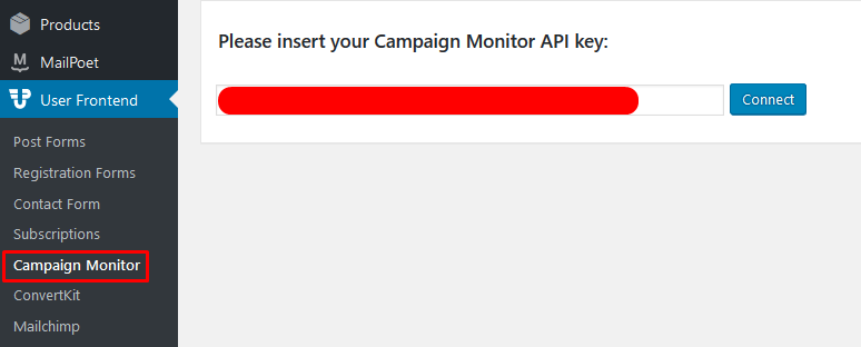 Campaign monitor