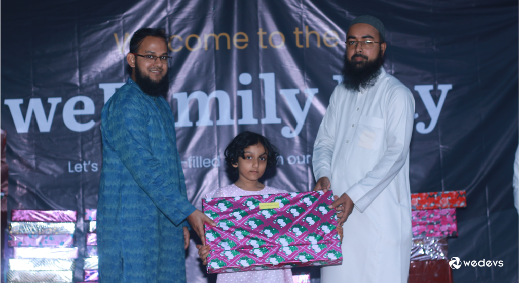 Prize giving ceremony on weFamily day 2024