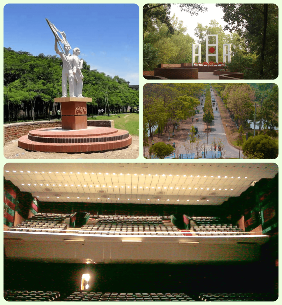 This is a screenshot of WordCamp Sylhet 2024 Venue: Shahjalal University of Science and Technology