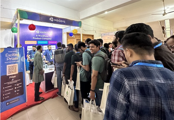 WeDevs Stall WordCamp Sylhet 2024