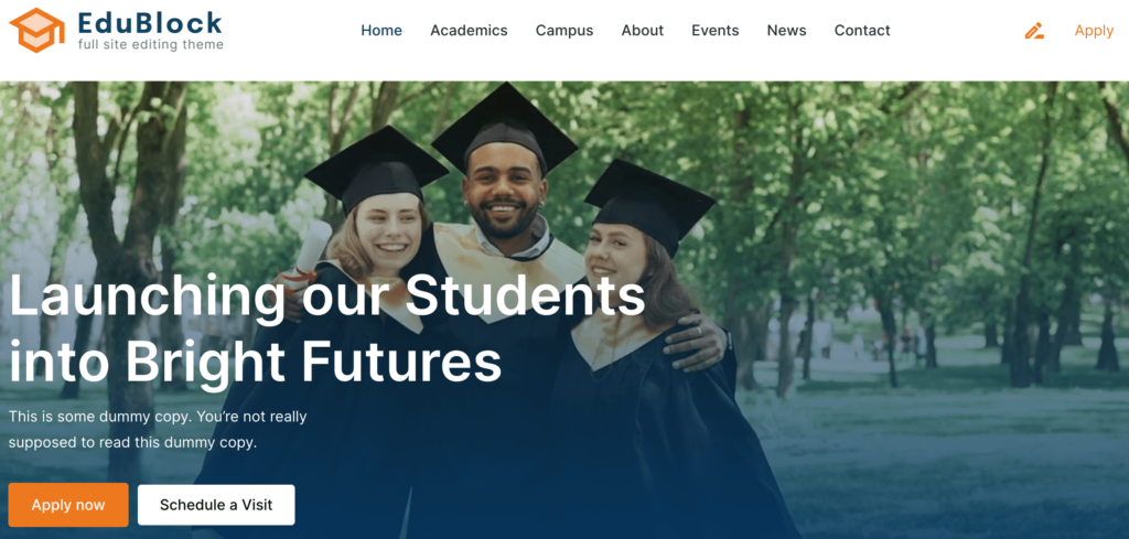 edublock block themes for full site editing