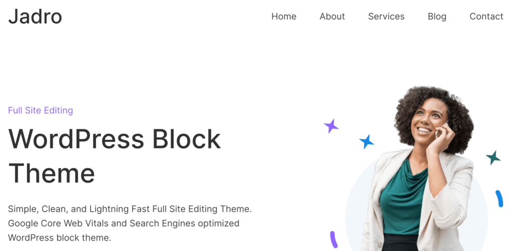 jadro block themes for full site editing