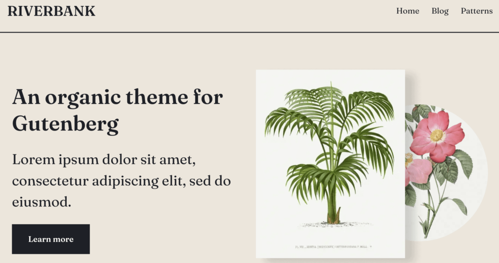 riverbank block themes for full site editing