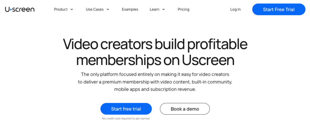 Uscreen membership site platform