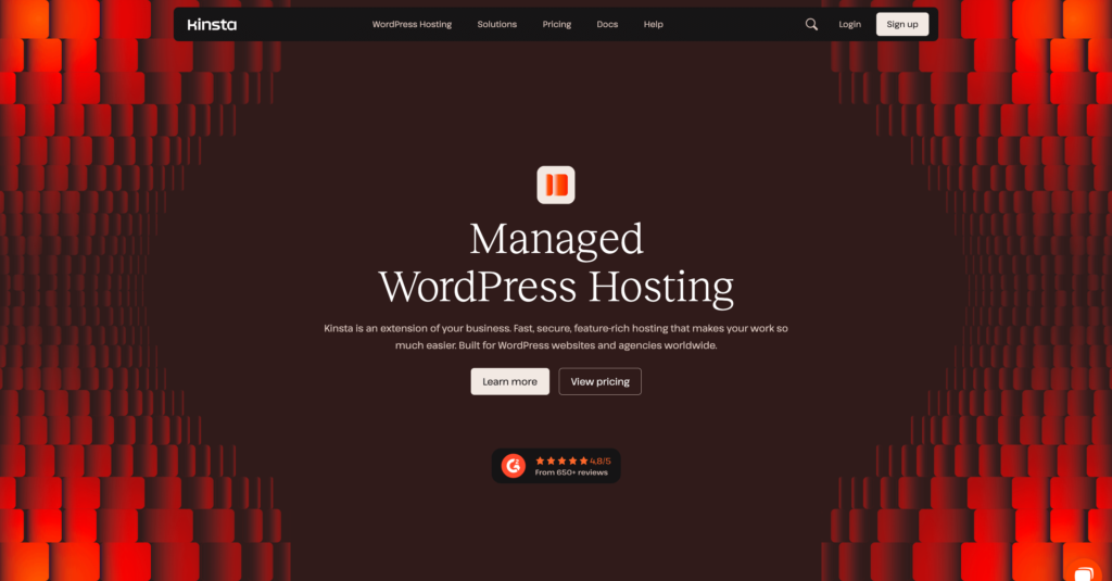 This is an image of the WordPress Hosting Kinsta