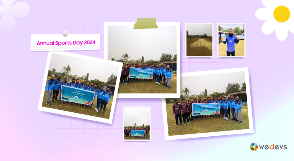 This is a collage image of Annual Sports Day 2024