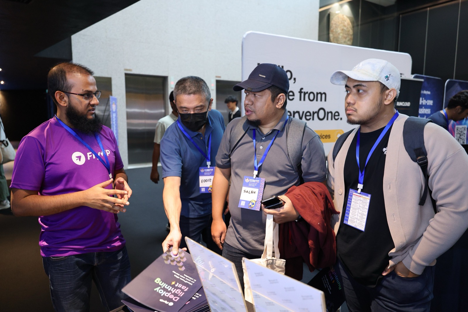 This image shows a group of people in WordCamp Malaysia