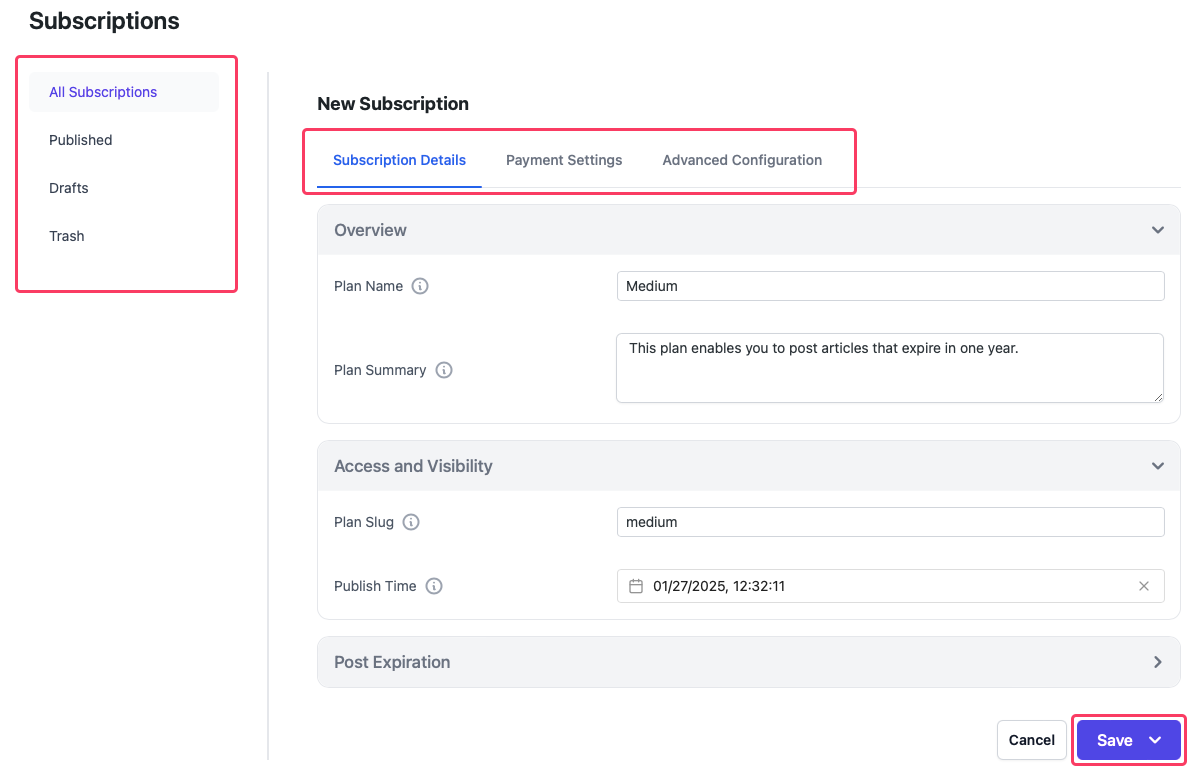 Set Up the Membership Management System