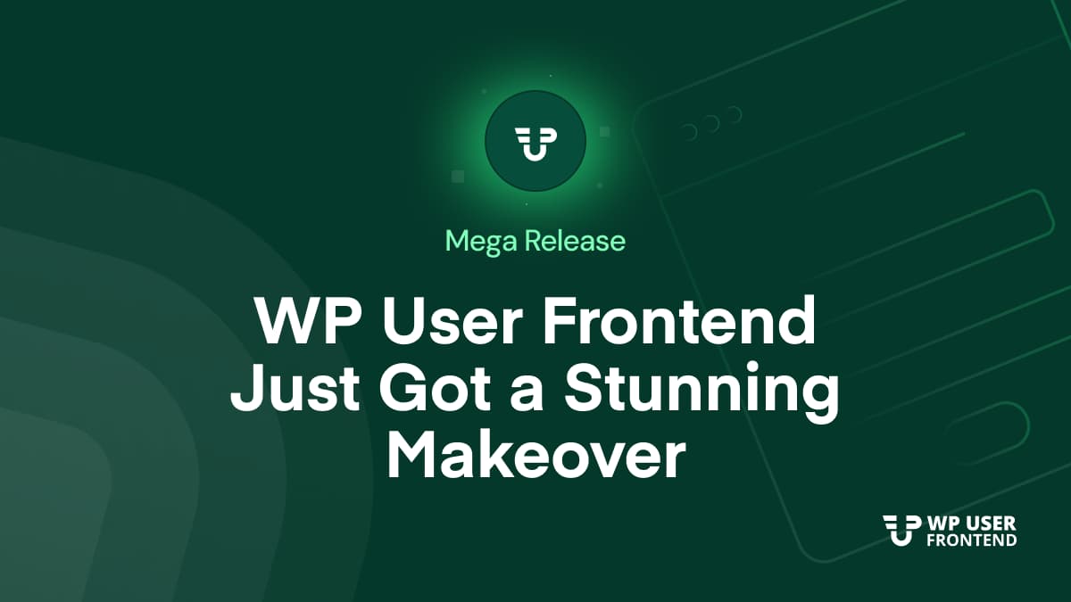 WPUF Release Email Banner