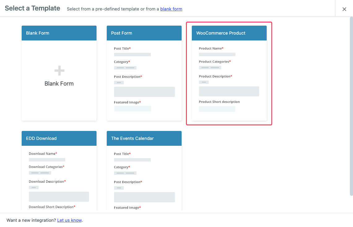 Step 2: Create a Frontend Product Submission Form