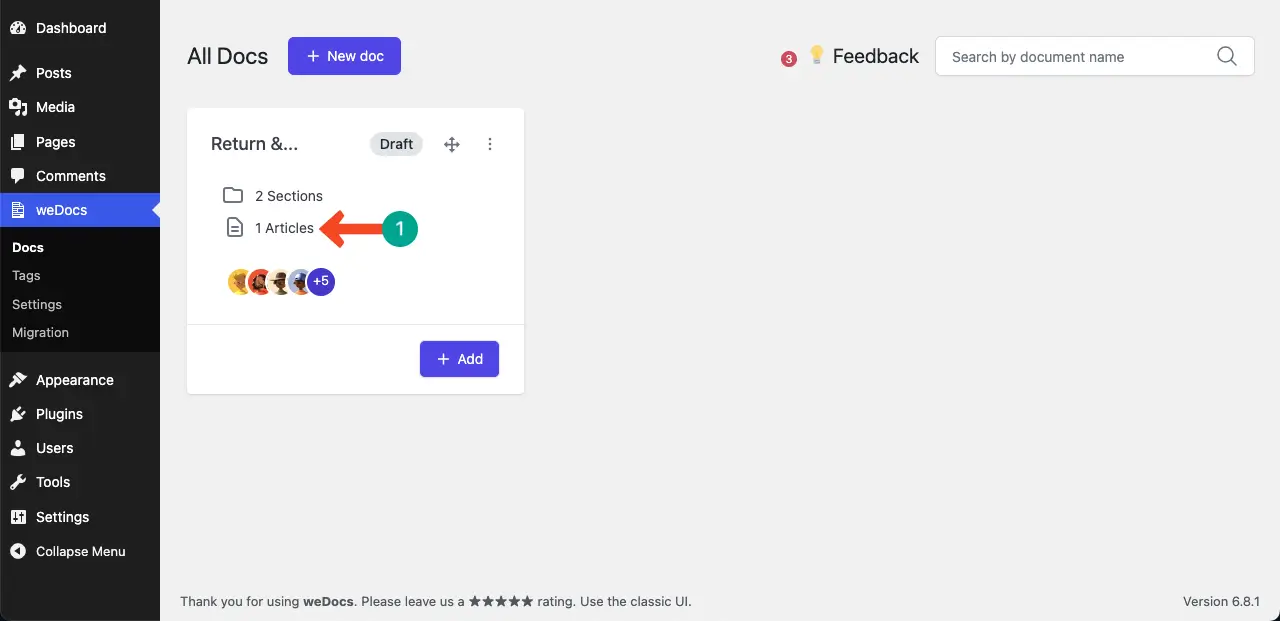 Go to articles on the knowledge base category