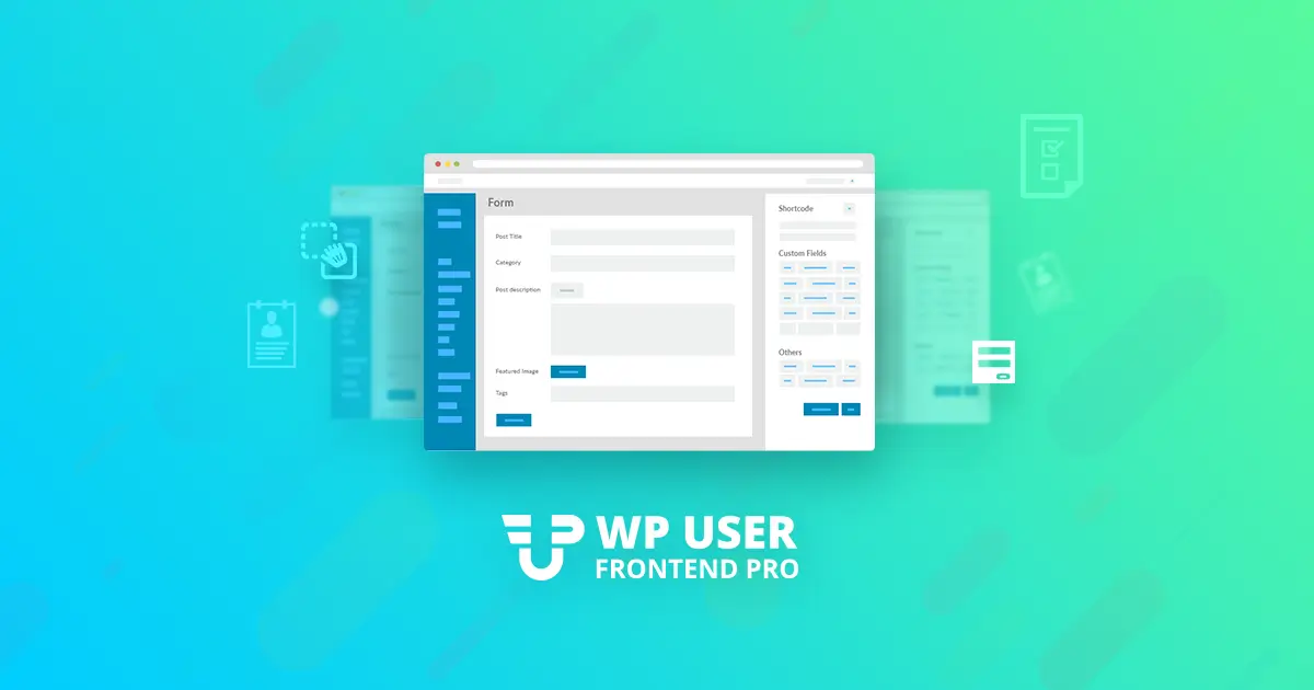Overview of WP User Frontend Pro
