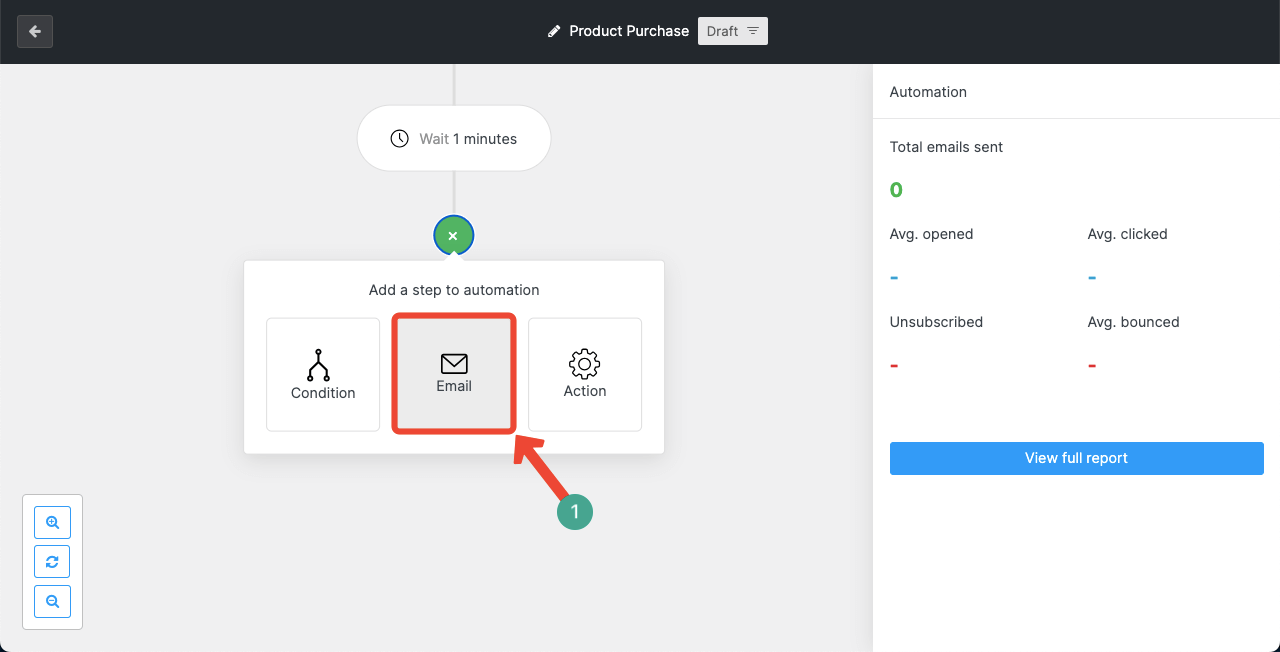 Select Email for the third step